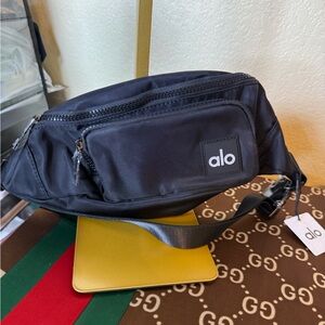 ALO Yoga Black Belt Bag